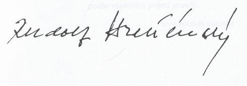 podpis Hrusinsky